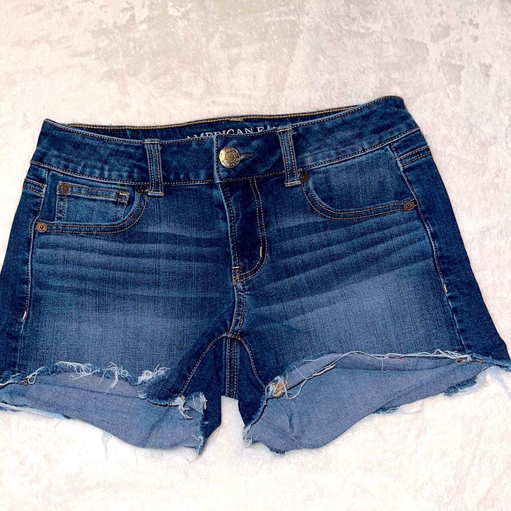 American Eagle 360 Super Stretch Shortie Shorts